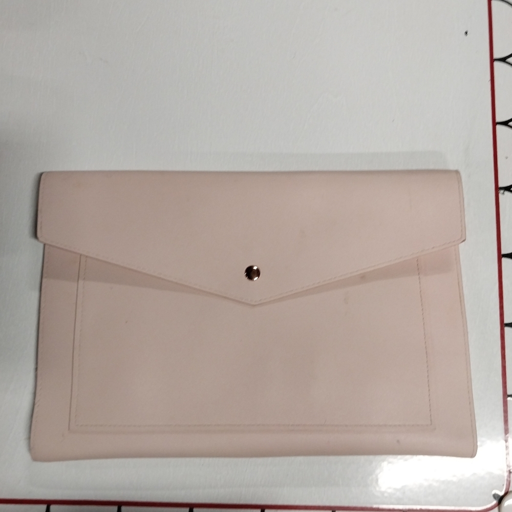 Glass Ladder & Co Pink Envelope Clutch